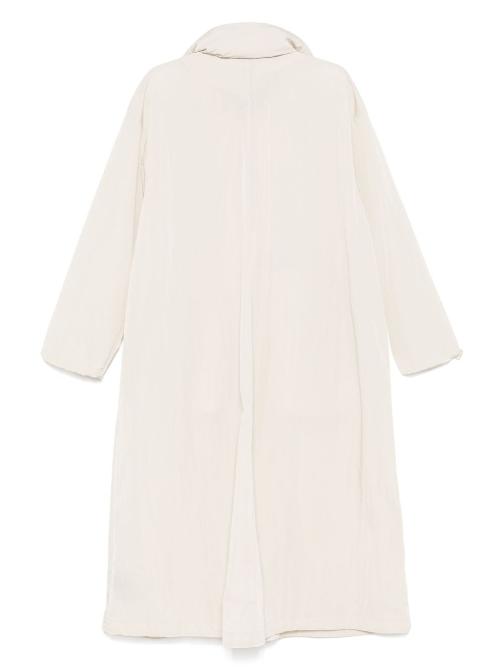 spread-collar raincoat - 2