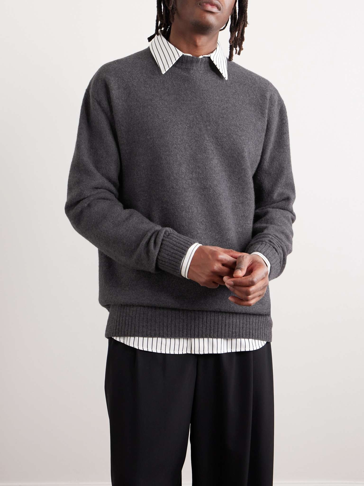 Boiled Wool Sweater - 3