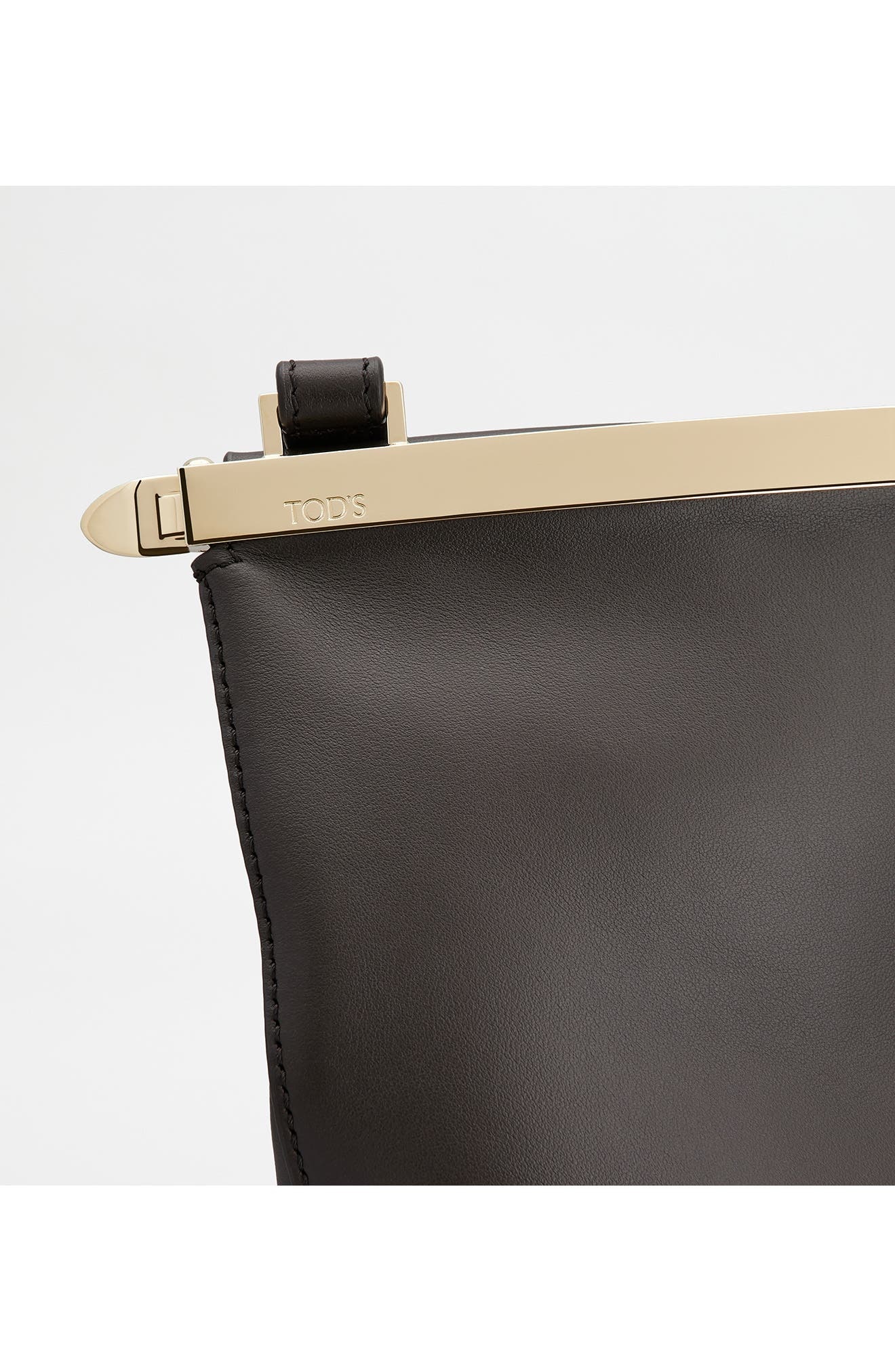 Tod's Small Leather Shoulder Bag in Palissandro at Nordstrom - 5