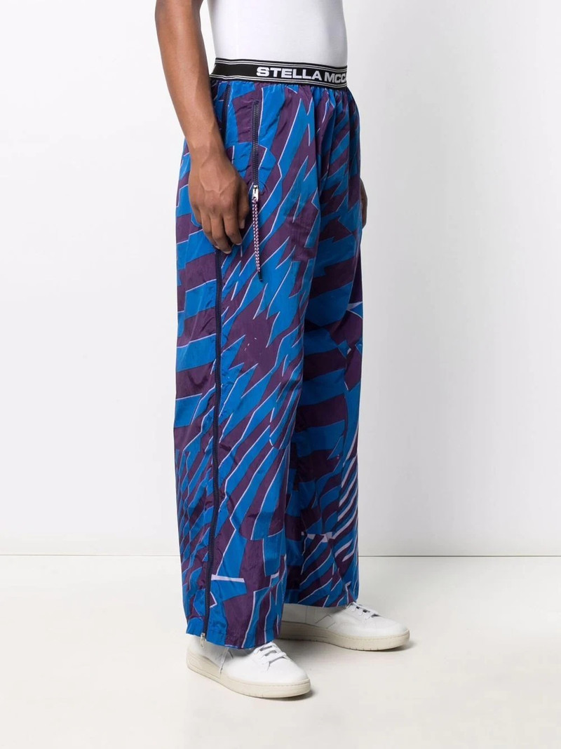 x Ed Curtis geometric-print trousers 4