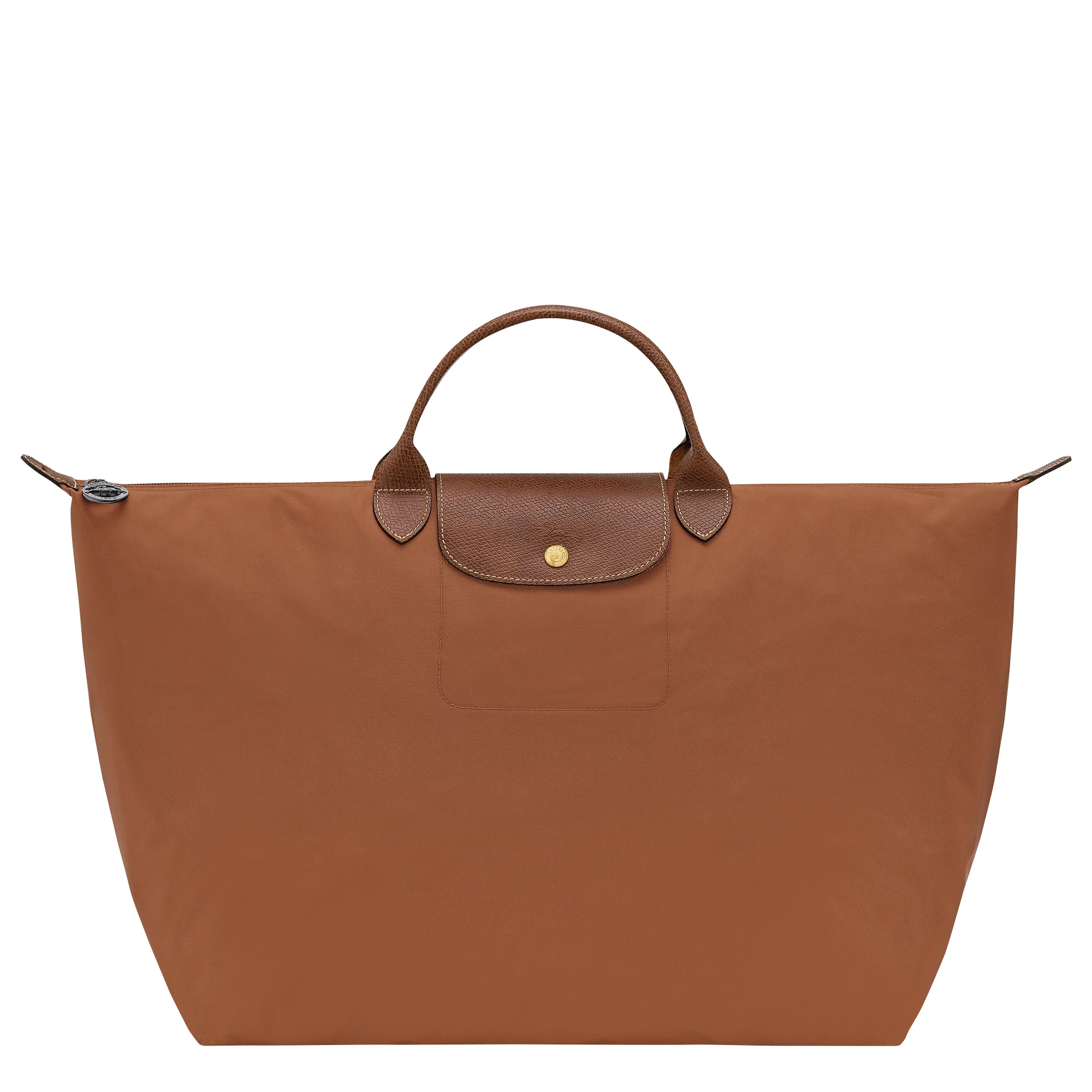 Le Pliage Original L Travel bag Cognac - Recycled canvas - 1