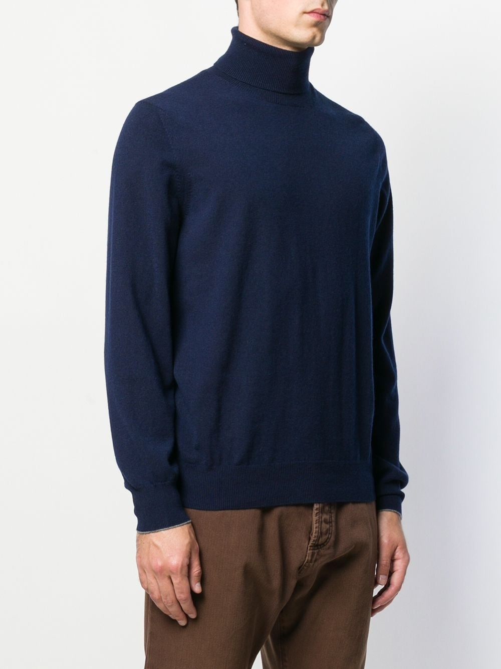 rollneck cashmere sweater - 3