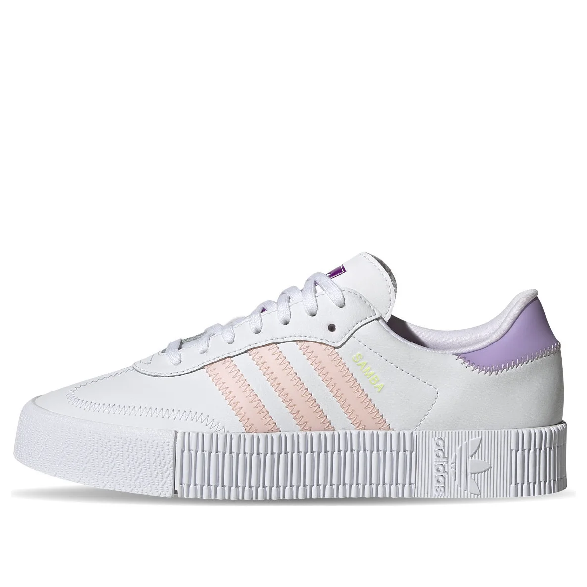 (WMNS) adidas Sambarose 'White Pink Purple' FX8103 - 1