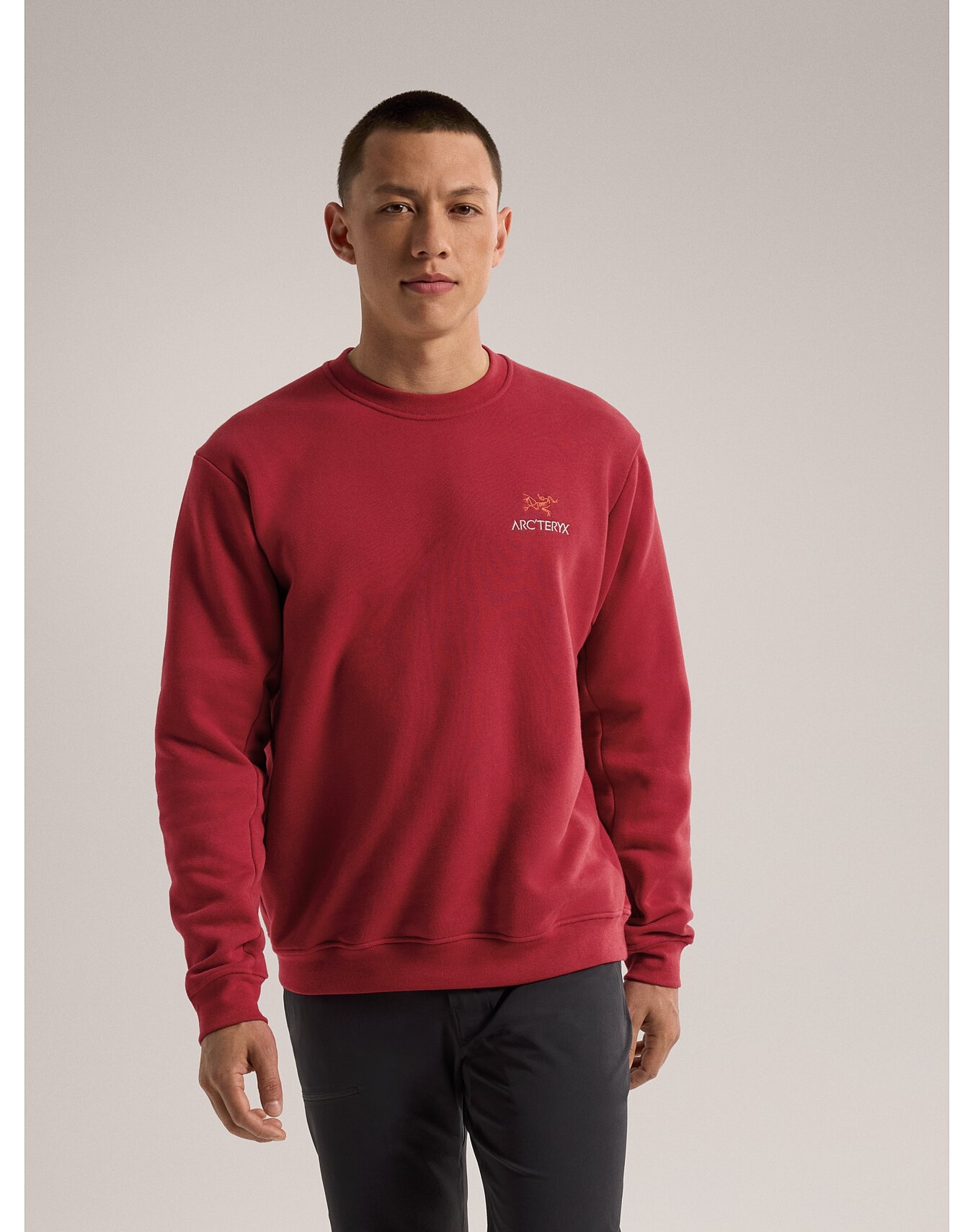 Emblem Fleece Crew Neck Pullover - 2