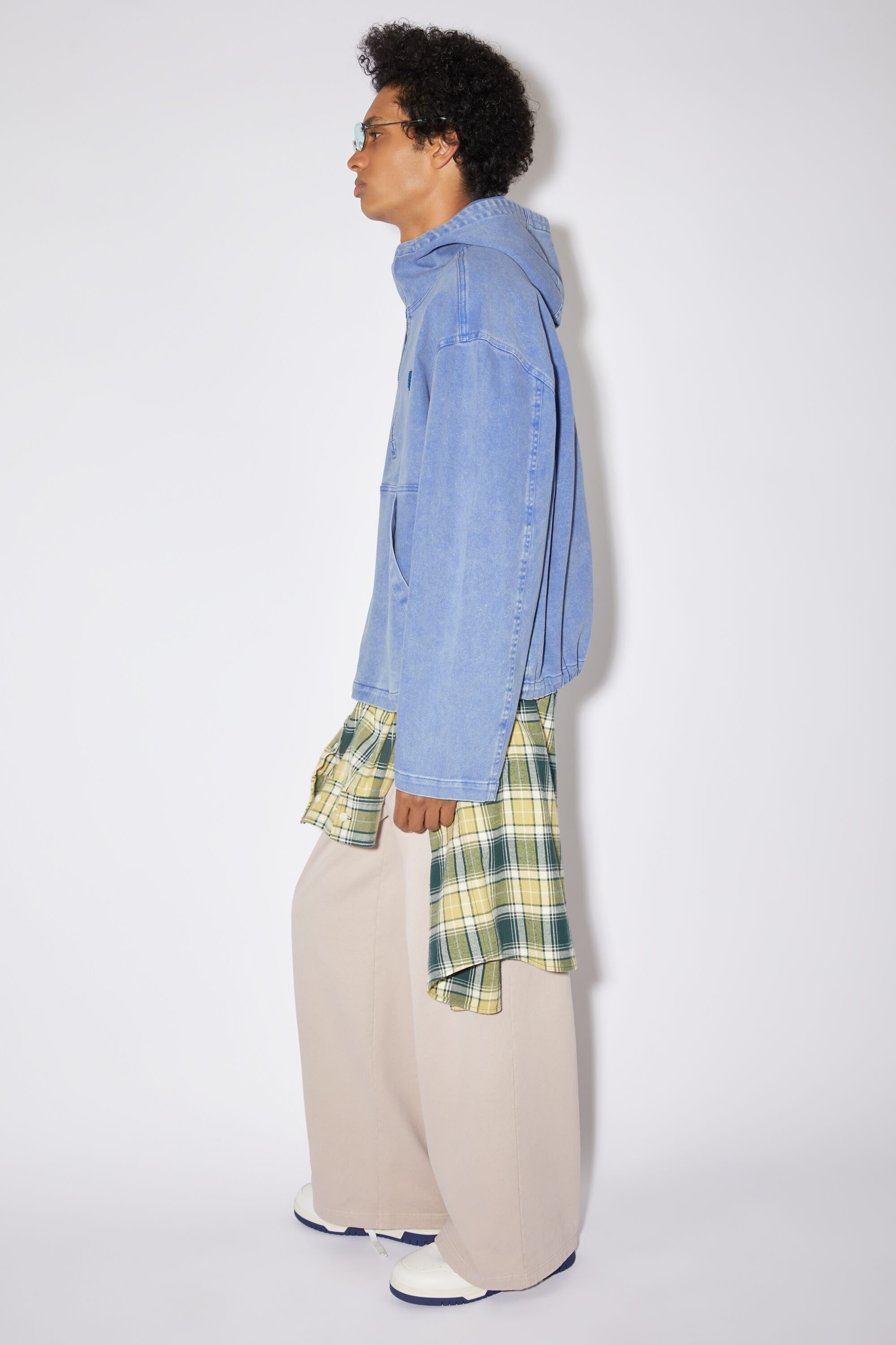 Hooded jacket - Electric blue - 4