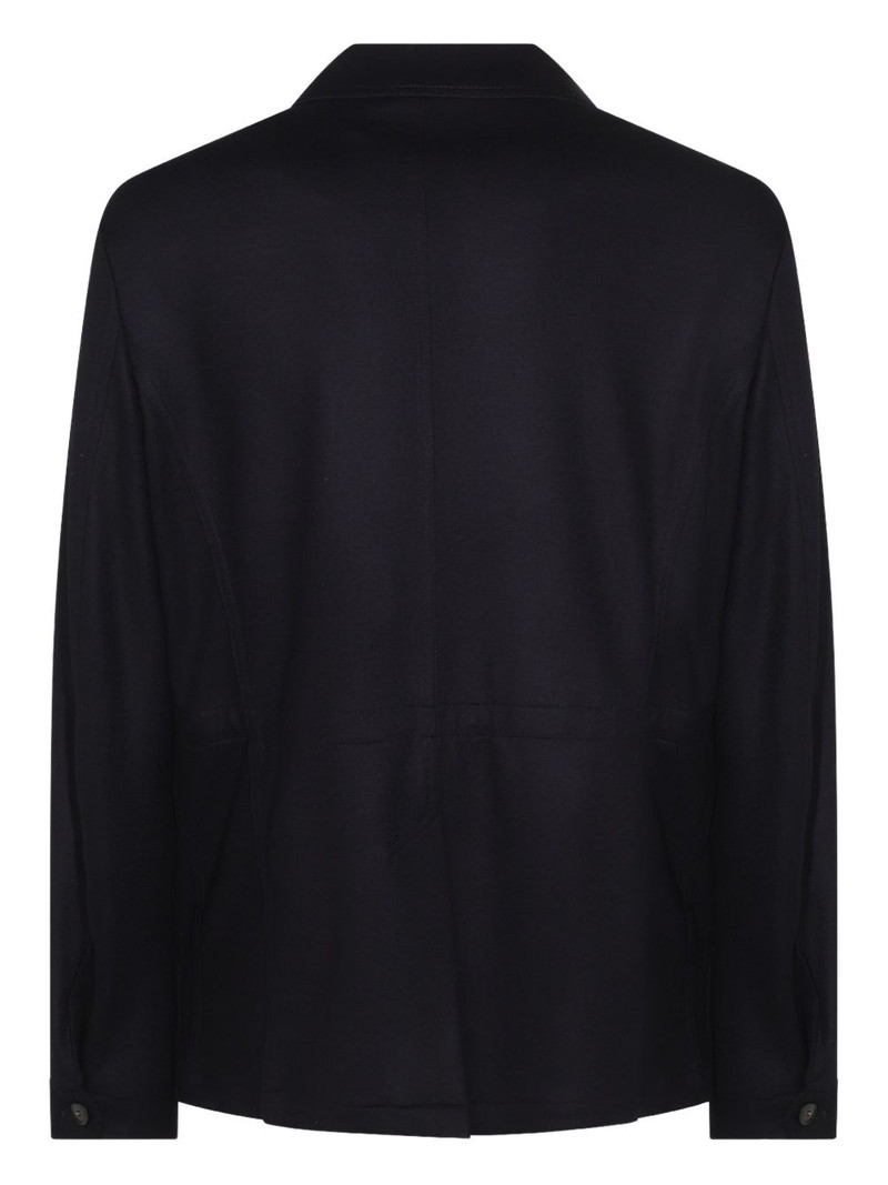 Canali flap-pocket blazer outlook