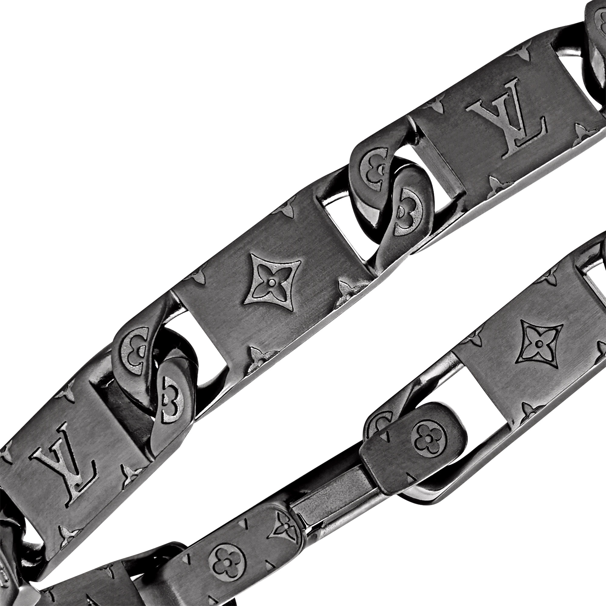 LOUIS VUITTON Monogram Tied Up Bracelet Silver 1368958 | FASHIONPHILE