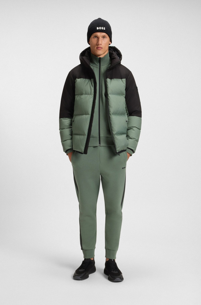 BOSS WATER-REPELLENT DOWN JACKET WITH DETACHABLE HOOD AND SLEEVES outlook