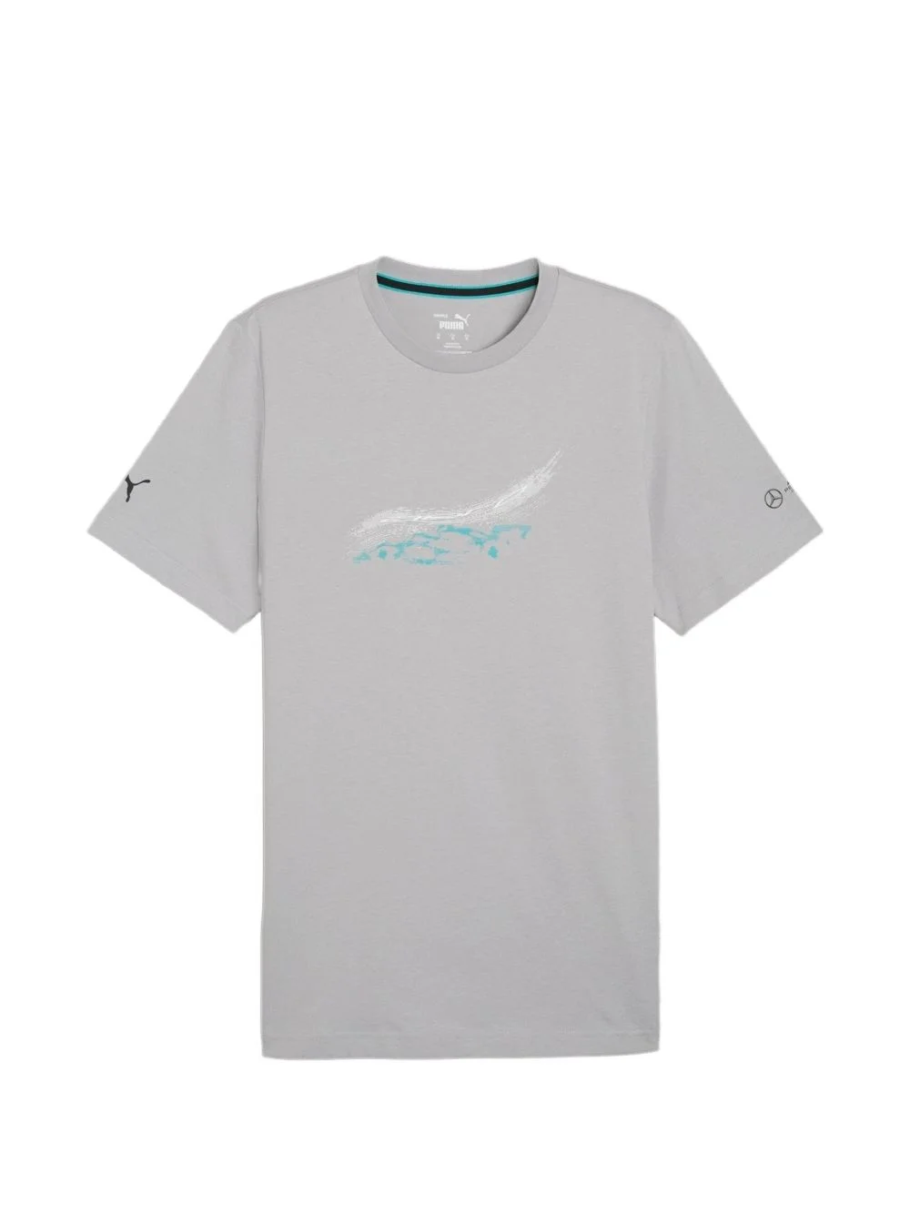 x Mercedes AMG Petronas F1 Team graphic-print round-neck T-shirt - 1
