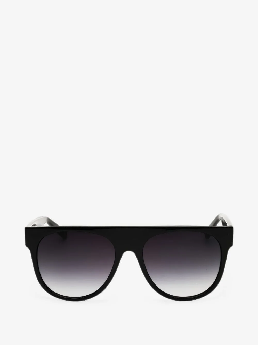 logo-detail round-frame sunglasses - 1