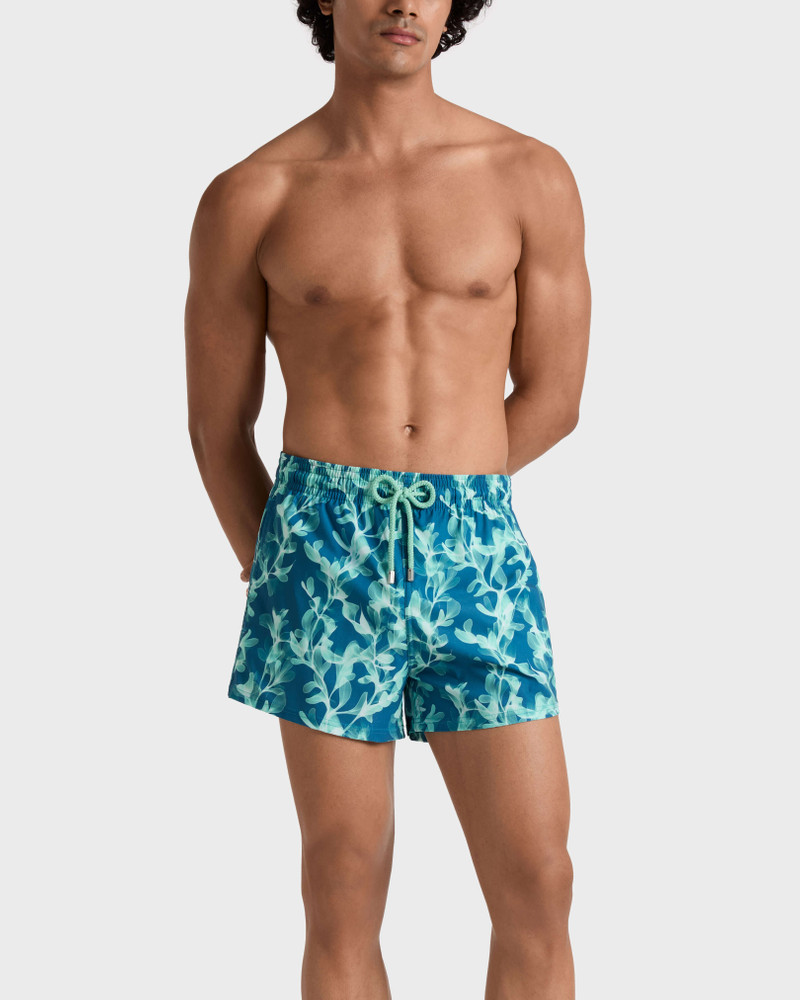 Vilebrequin MEN SHORT STRETCH SWIM TRUNKS X-RAY SEAWEED outlook