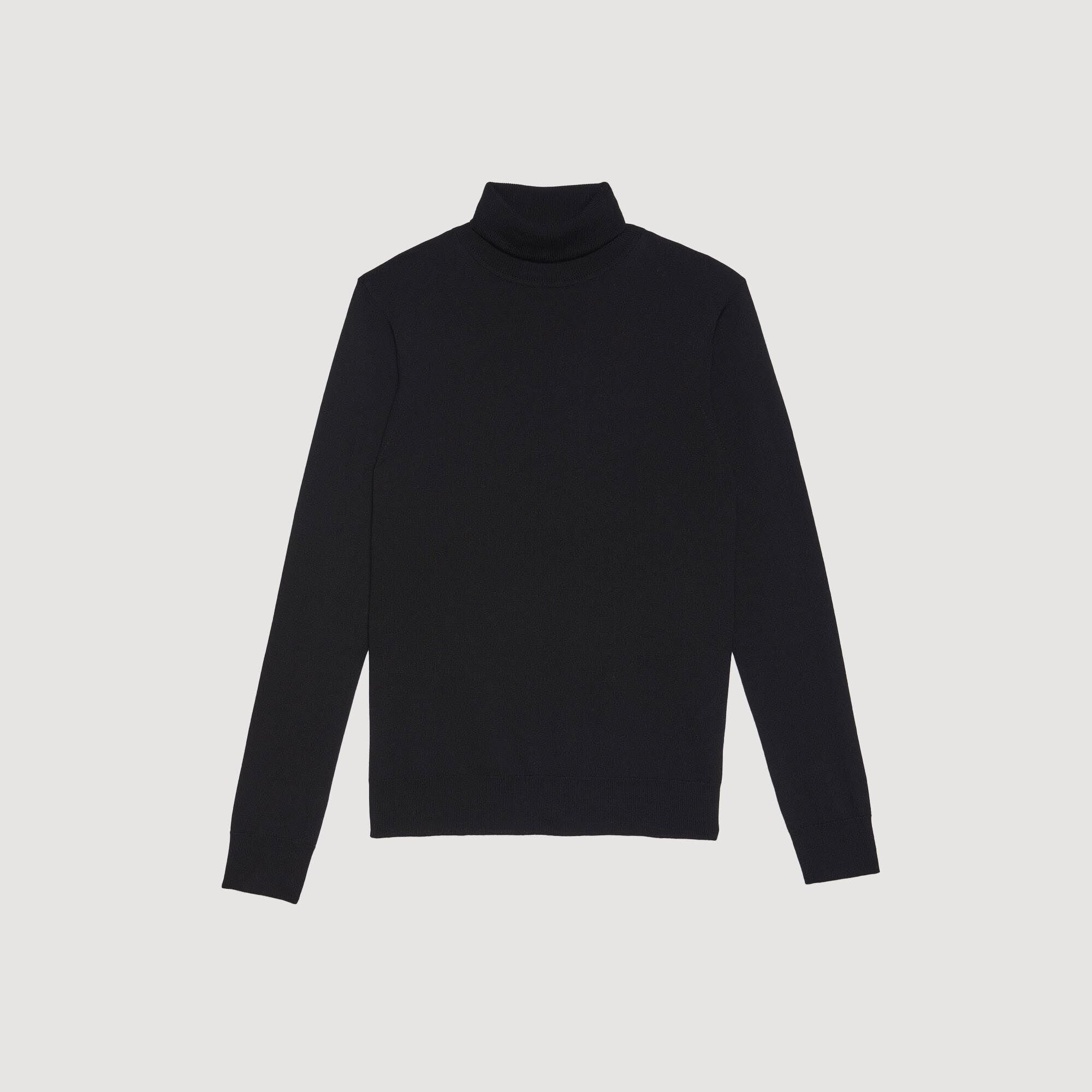 ROLL NECK WOOL SWEATER - 6