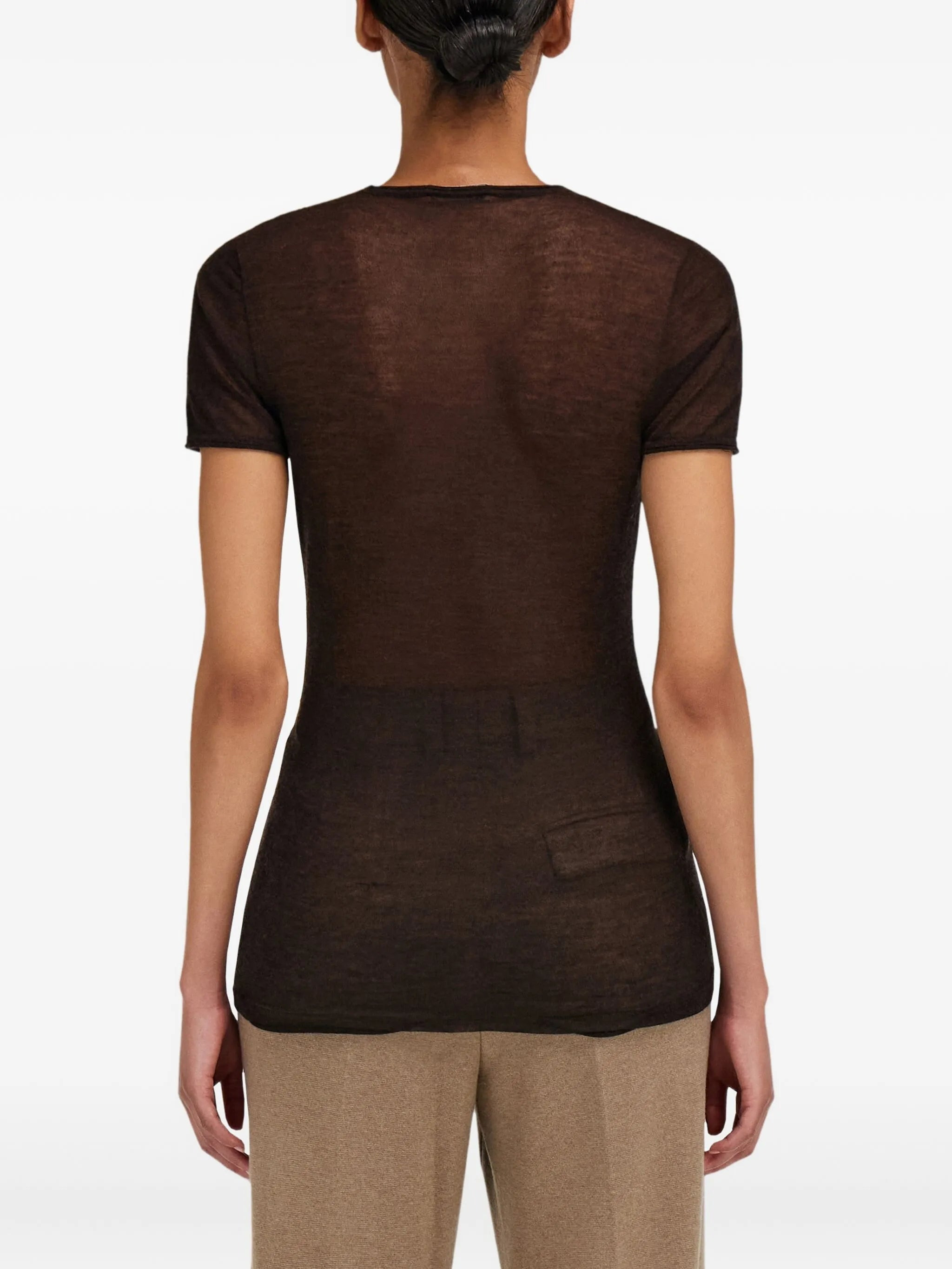 Ferragamo Crew-neck Knitted T-shirt - 3