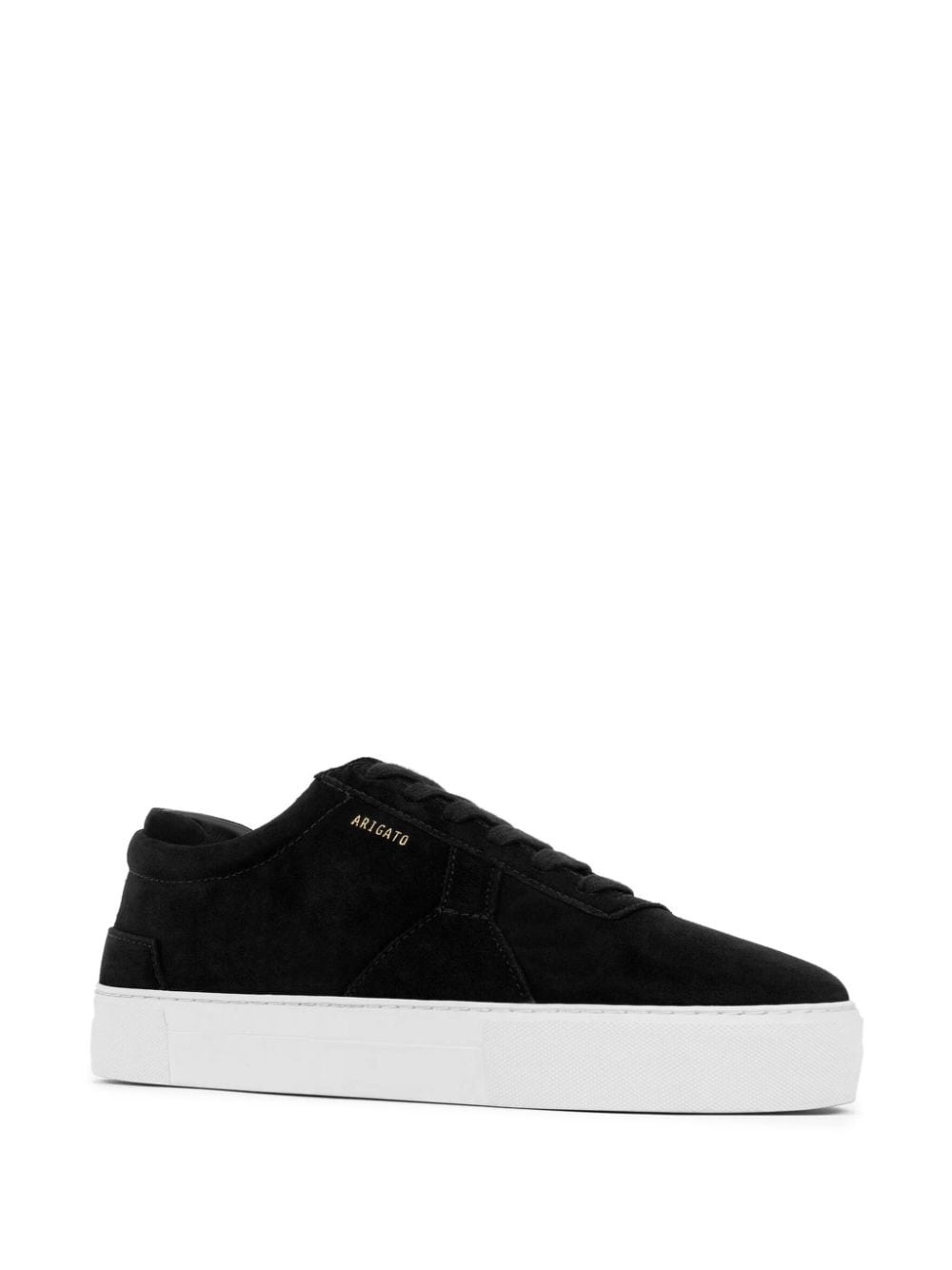 logo-print suede platform sneakers - 2