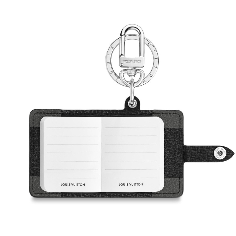 Damier Archives Notebook Bag Charm And Key Holder 3