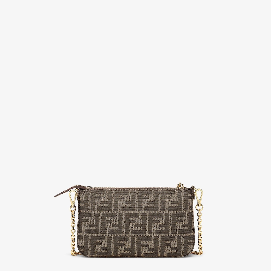 FENDI(フェンディ)/関税送料込み Flat Baguette Medium Pouch Flat Baguette Pouch Medium Fabric Brown | Fendi