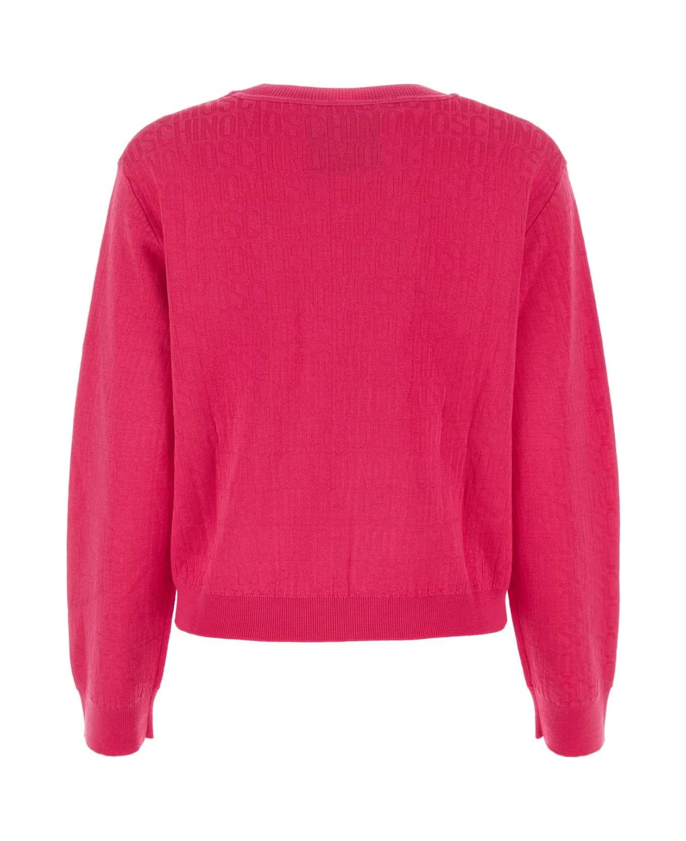 Fuchsia Viscose Sweater - 2