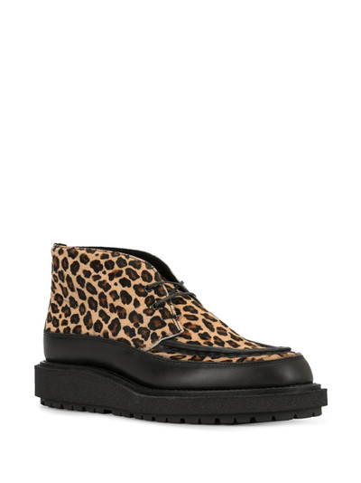 sacai leopard print boots outlook