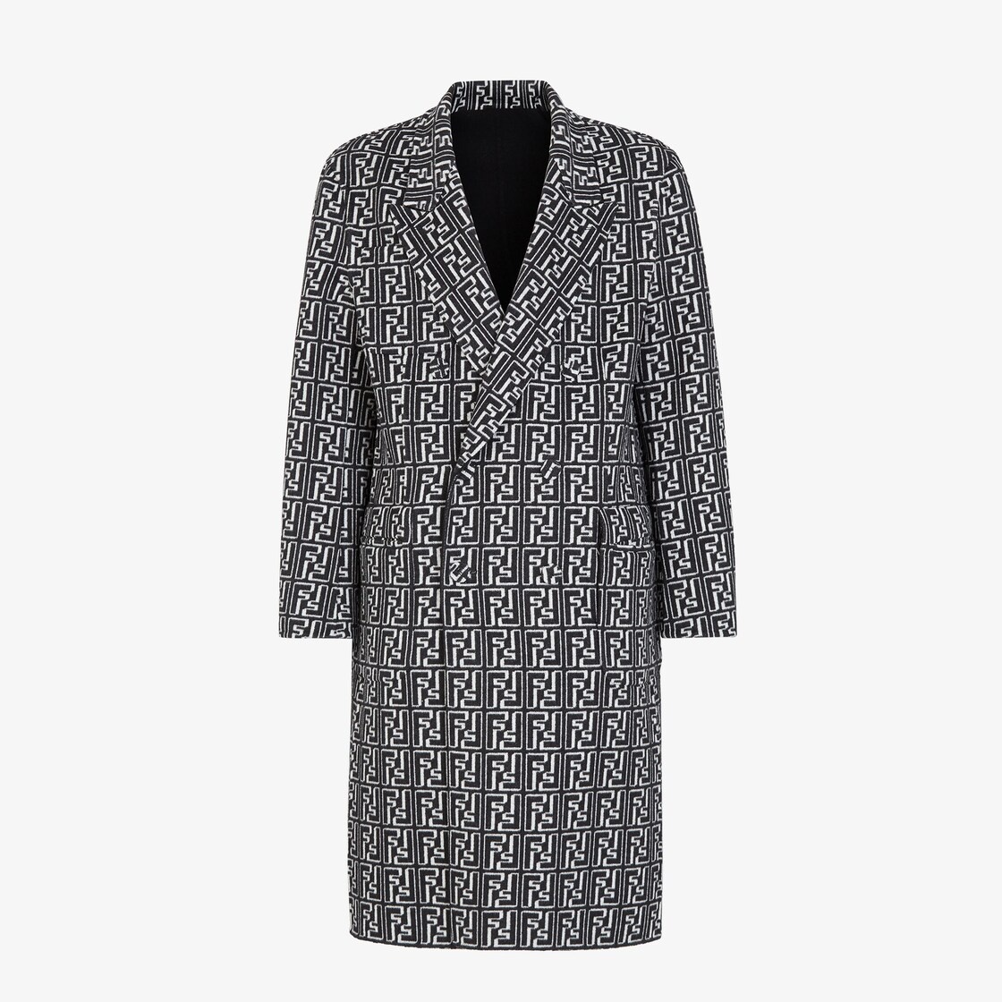 Black wool coat - 4
