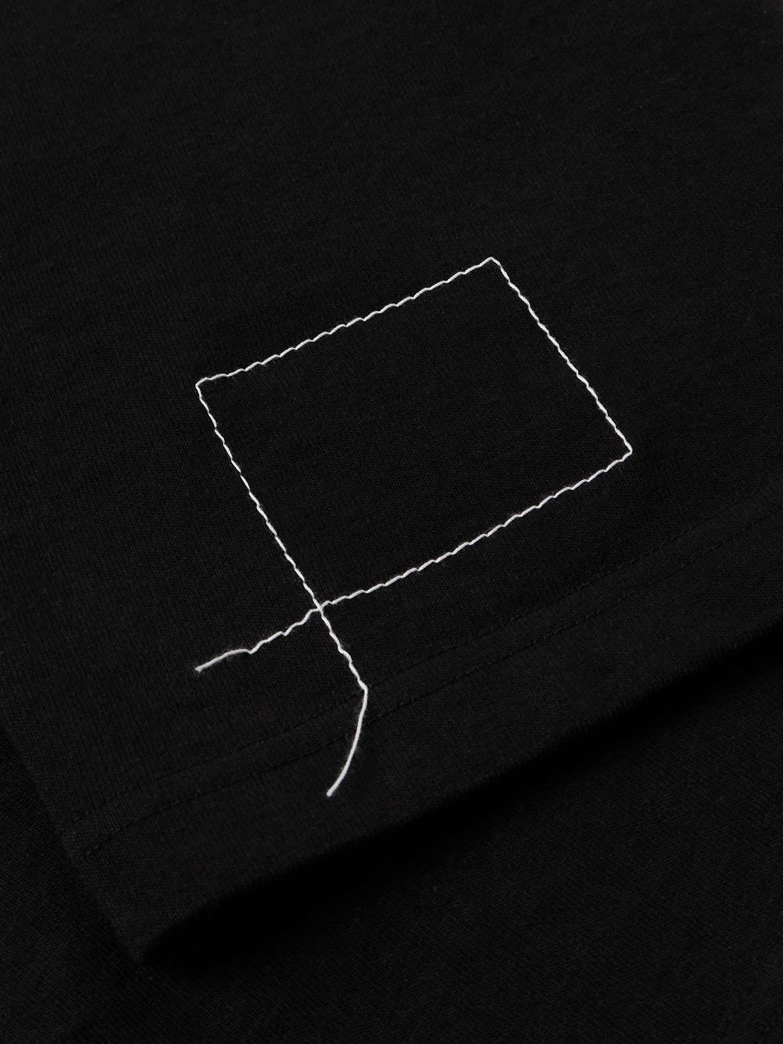 + WTAPS® Embroidered Logo-Print Cotton-Jersey T-Shirt - 4