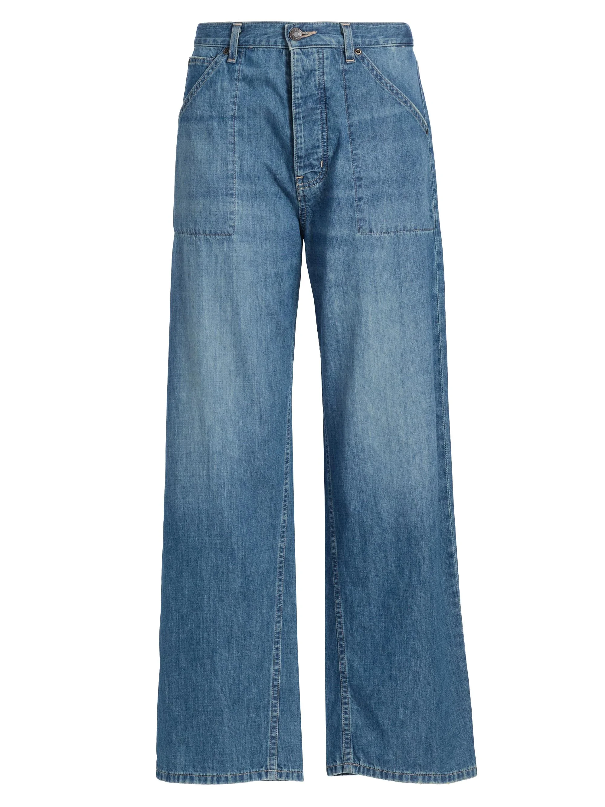 Women's Whitney Wide-Leg Ankle Jeans - Delancey Wash - 1