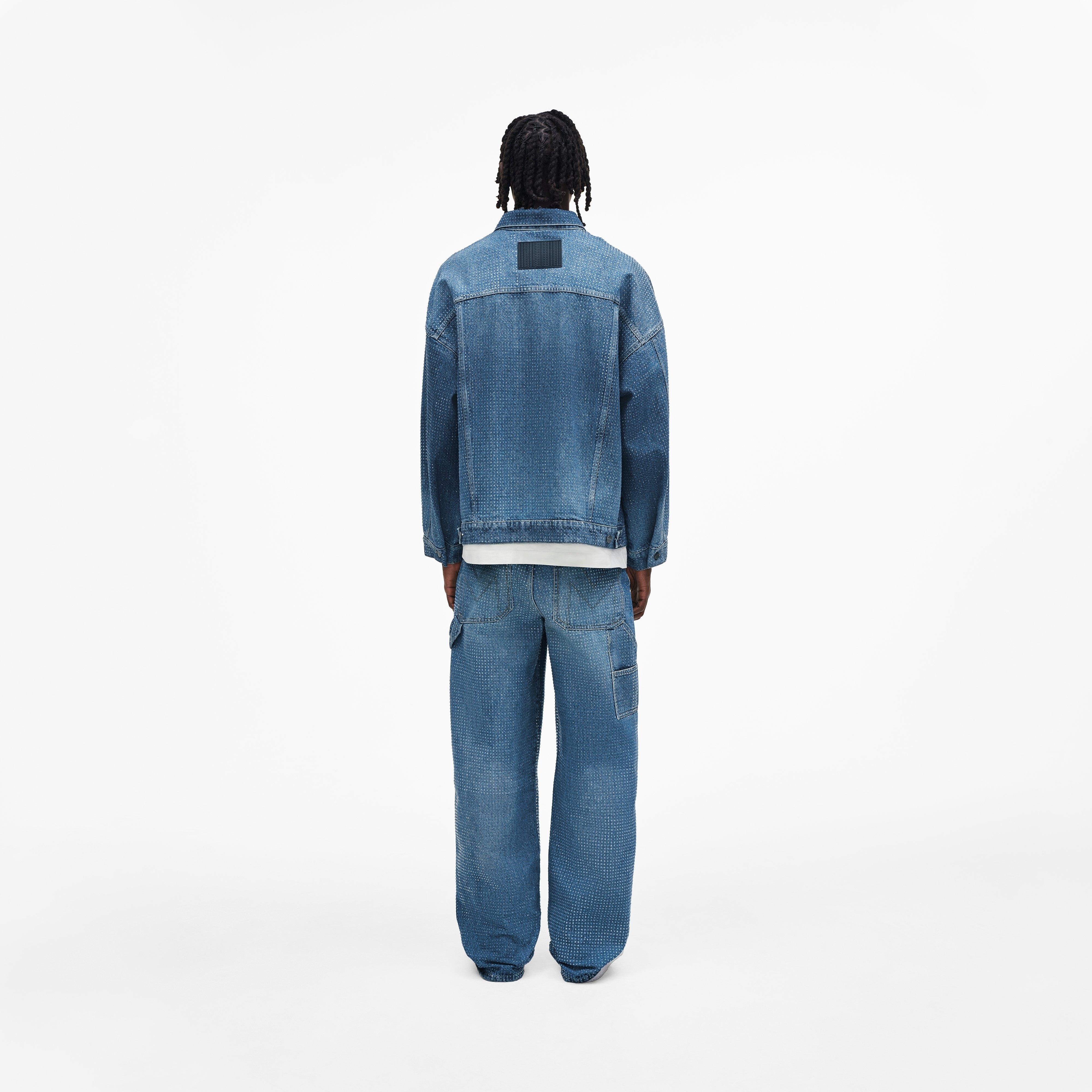 CRYSTAL DENIM OVERSIZED JEAN - 8