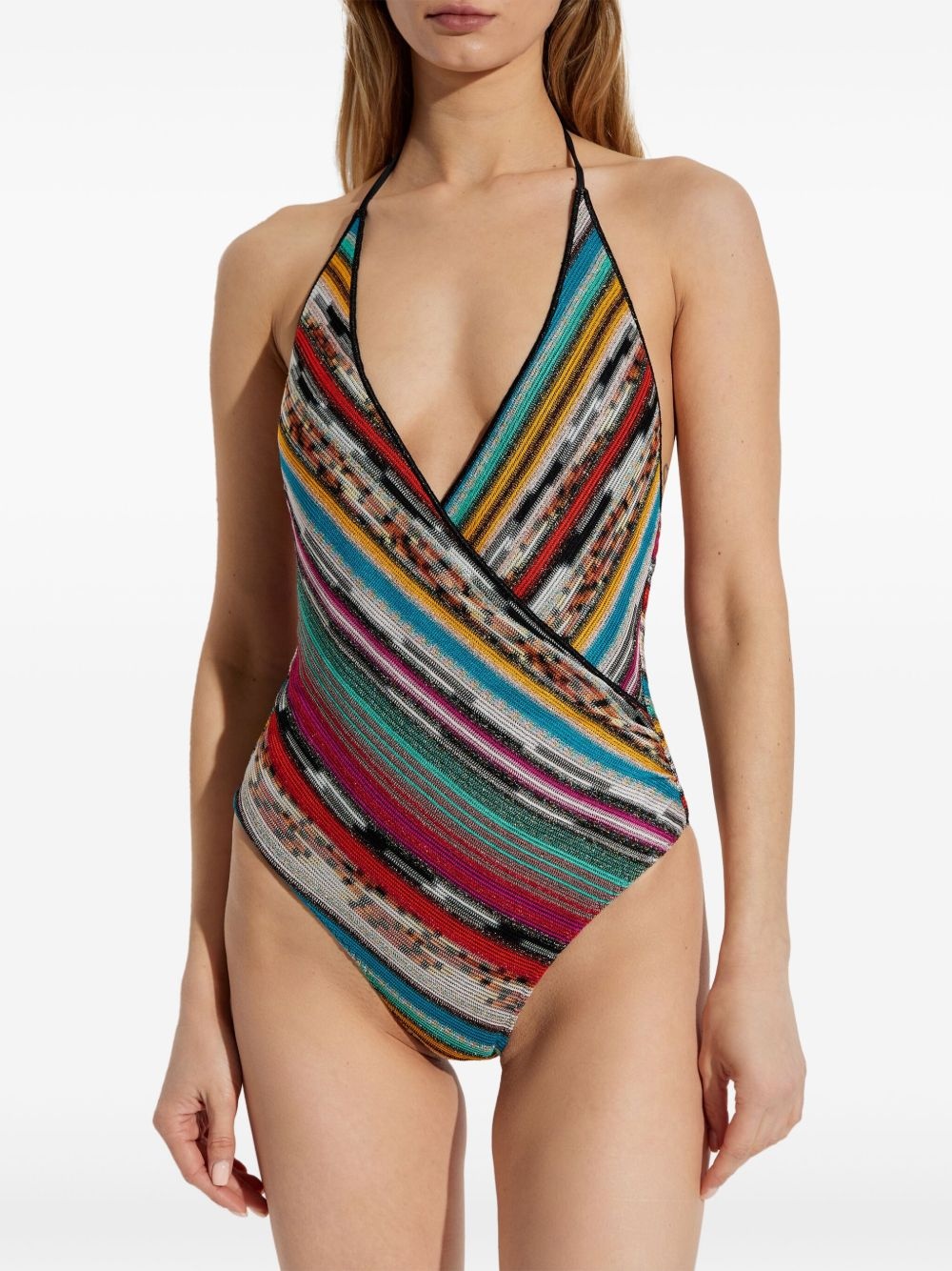 striped swimsuit - 3
