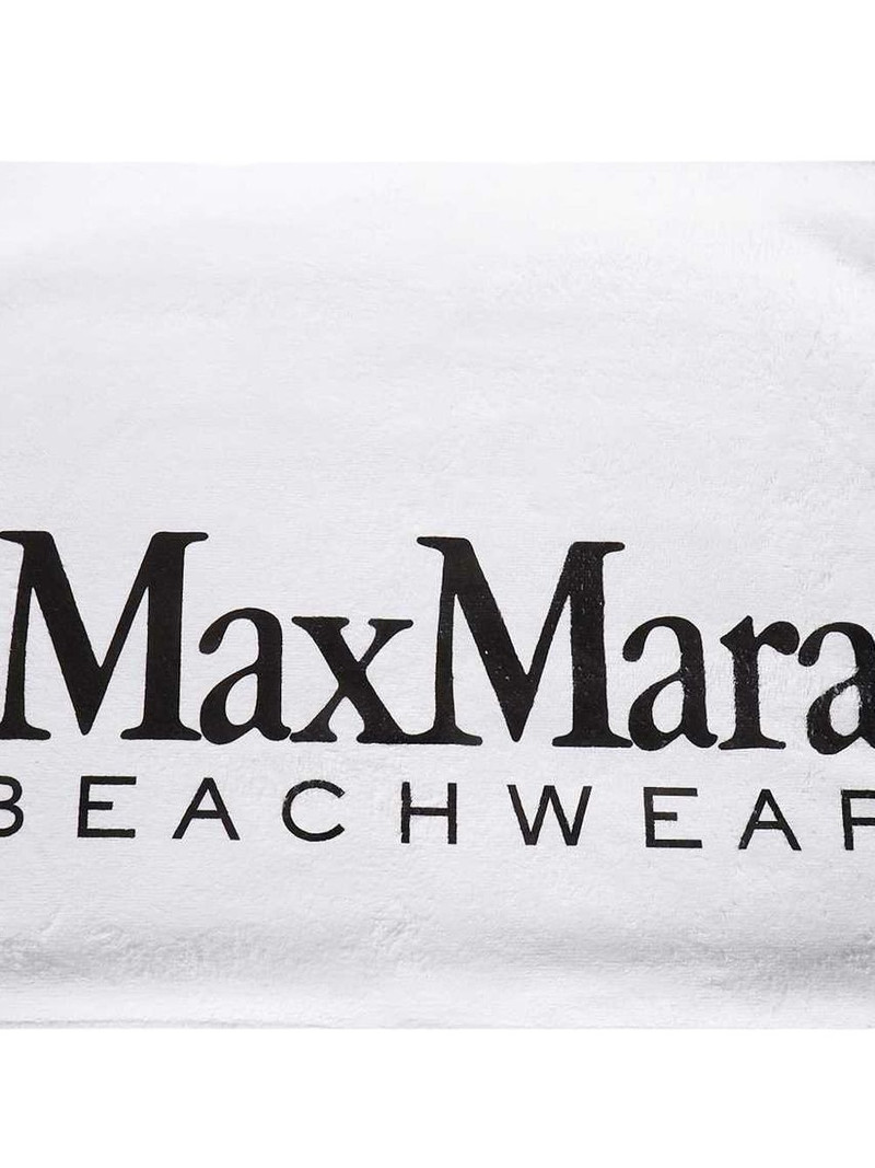 Max Mara logo beach towel outlook