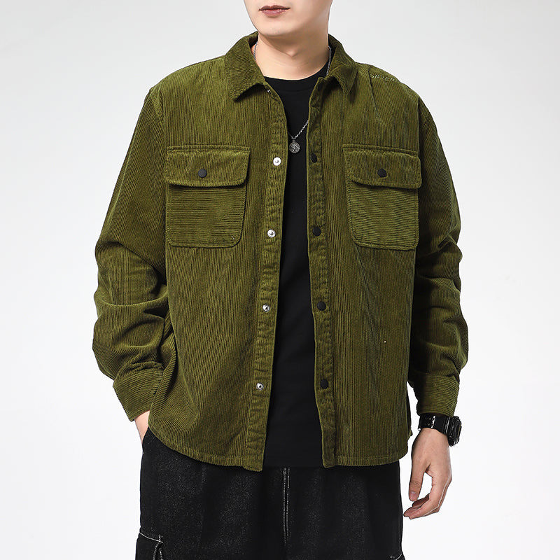 Converse Converse Overhead Shirt Jacket 'Olive Green' 10019954-A11 outlook