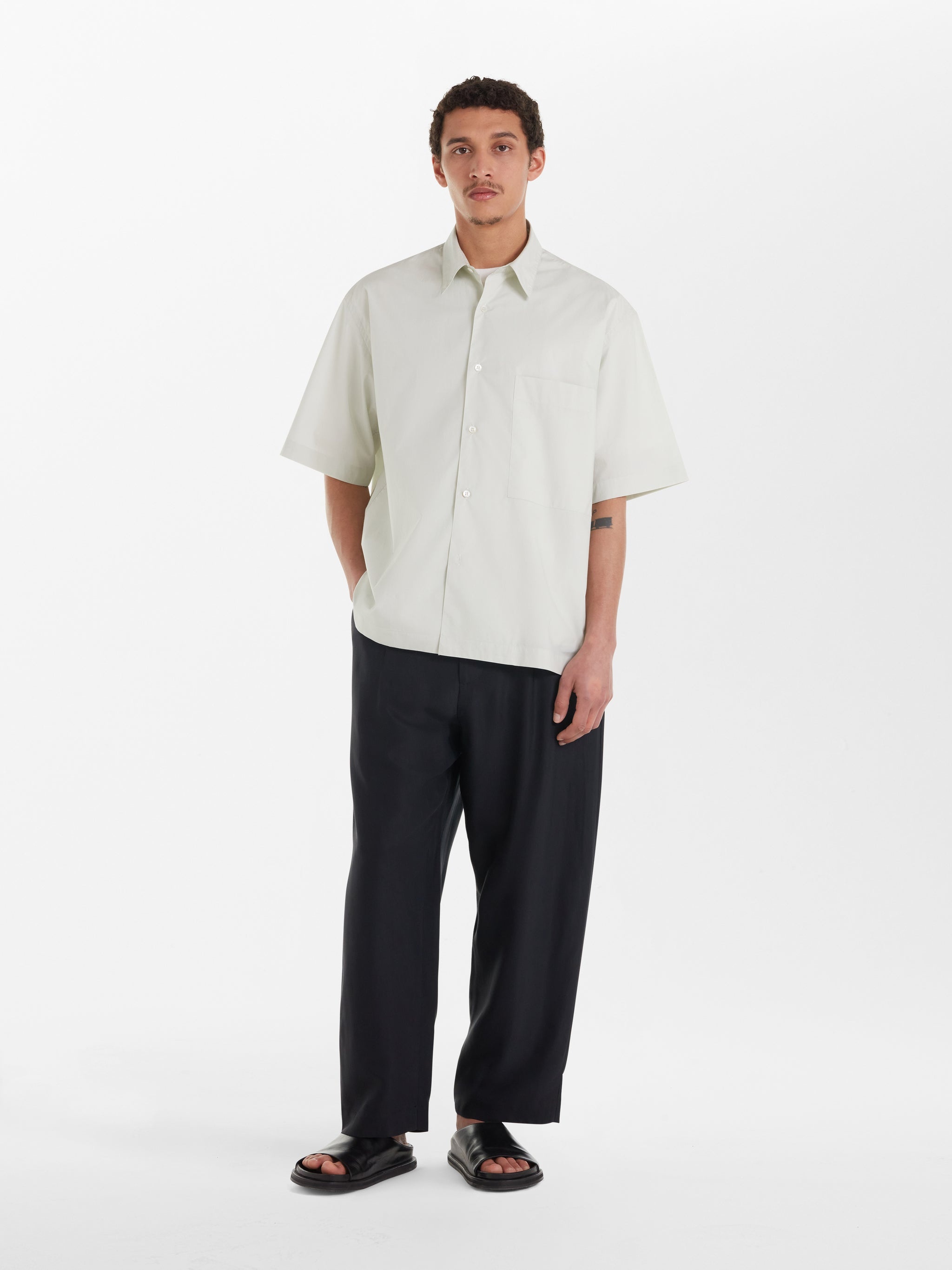 Tuck Linen Pant - 2