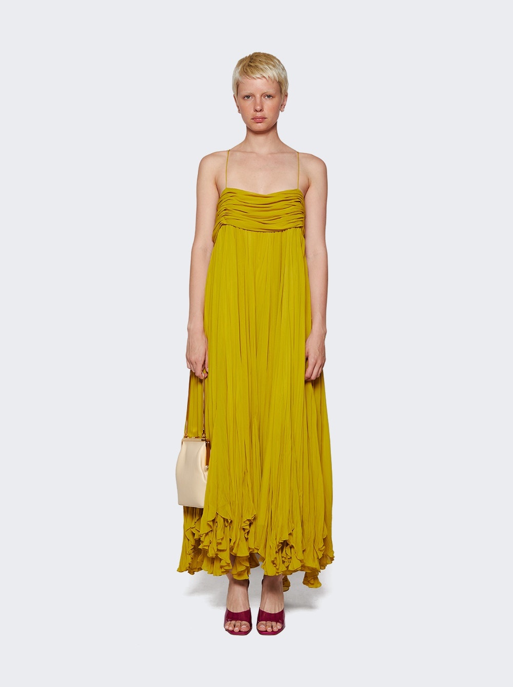 Lally Dress Chartreuse - 2