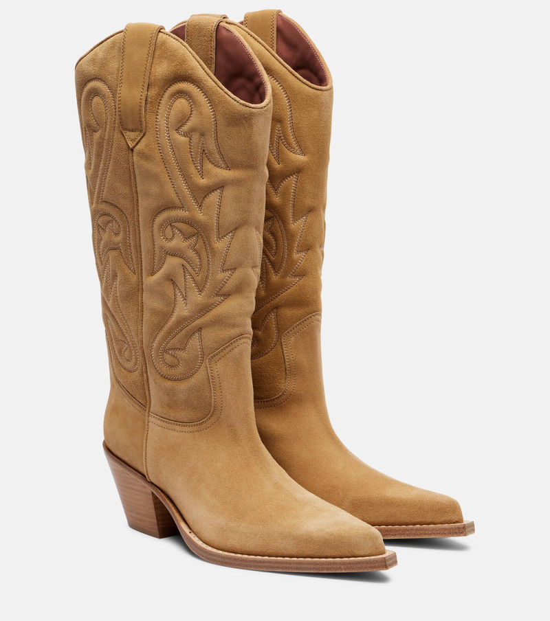 Dakota suede cowboy boots 1