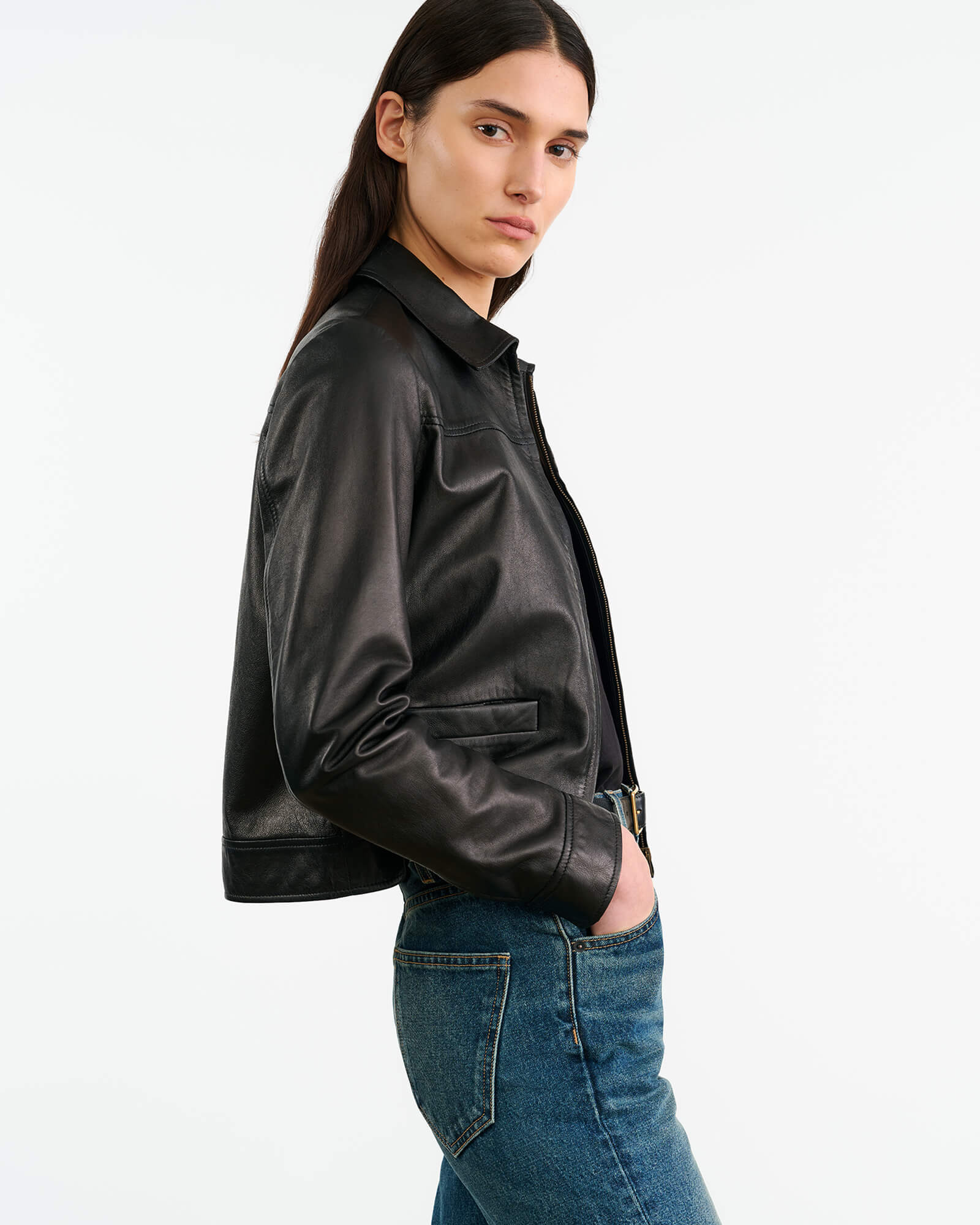 FREDDIE LEATHER JACKET - 3