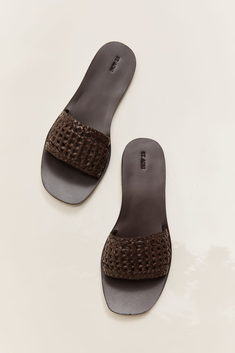 Macrame Mesh Slides - Chocolate 3