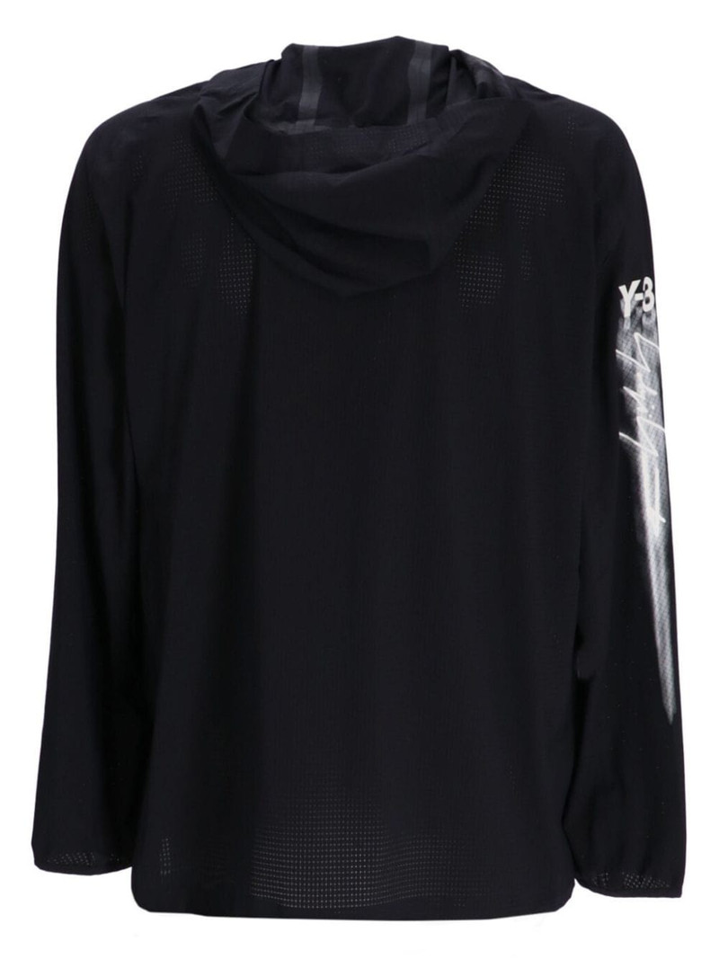 Y-3 logo-print running jacket outlook