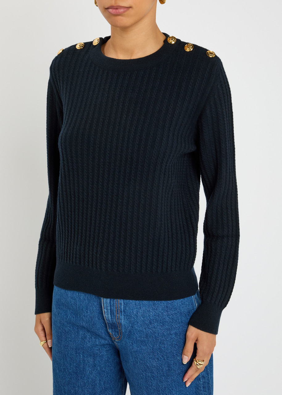 Blaze Milano Highland Cable-knit Wool and Cashmere-blend top - 2