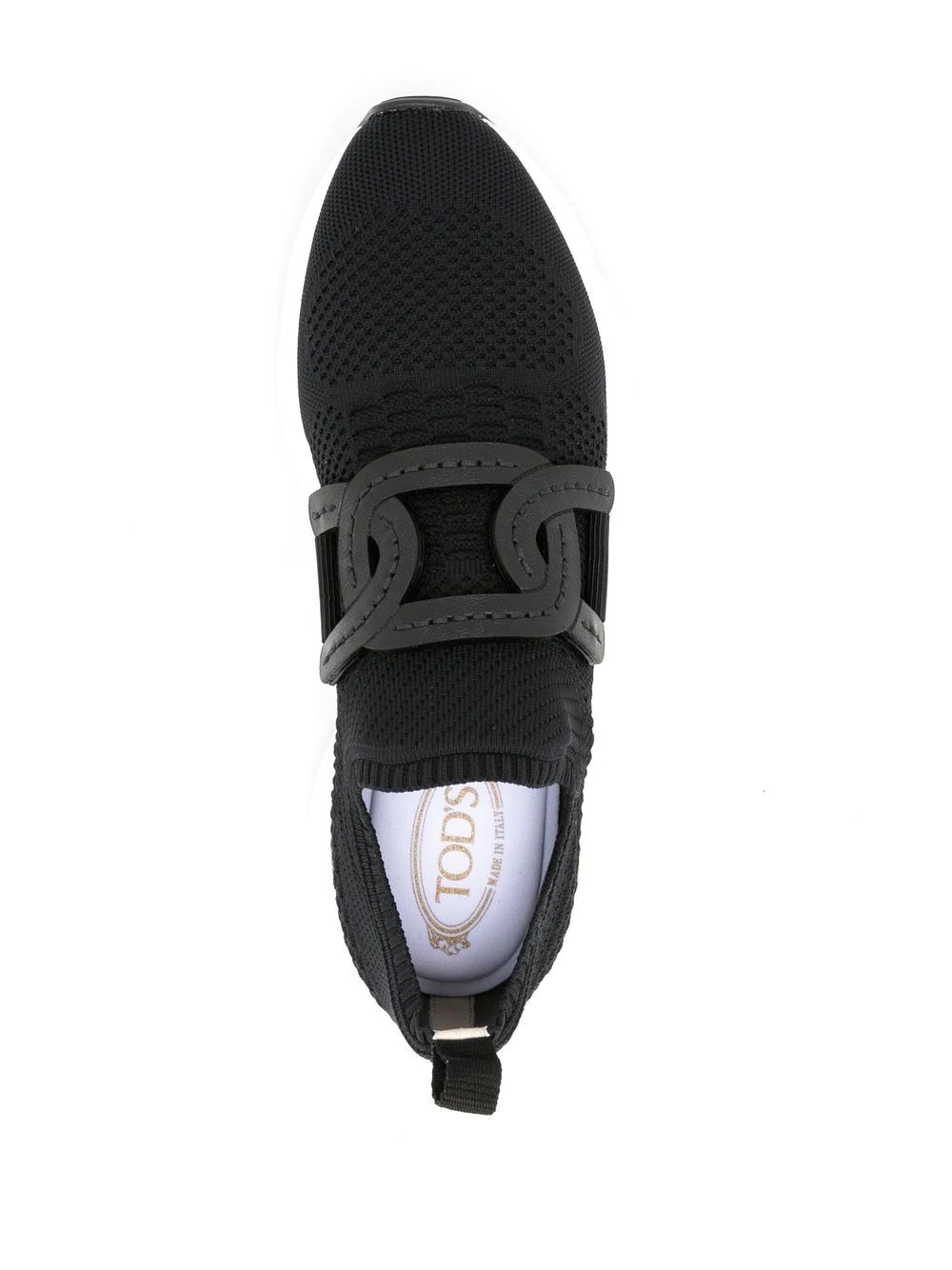 chain-link detail slip-on sneakers - 4