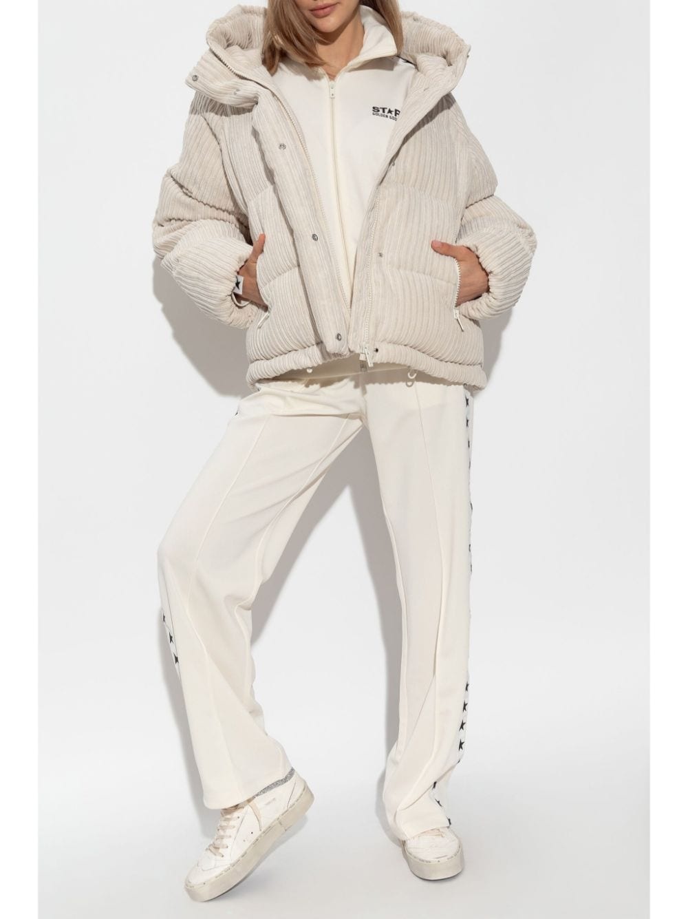 padded hoodie jacket - 2