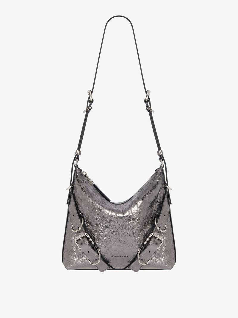 VOYOU CROSSBODY BAG IN LAMINATED LEATHER 1
