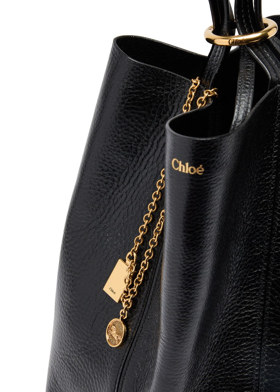 Chloe Spin Medium Grained Leather Tote - 4