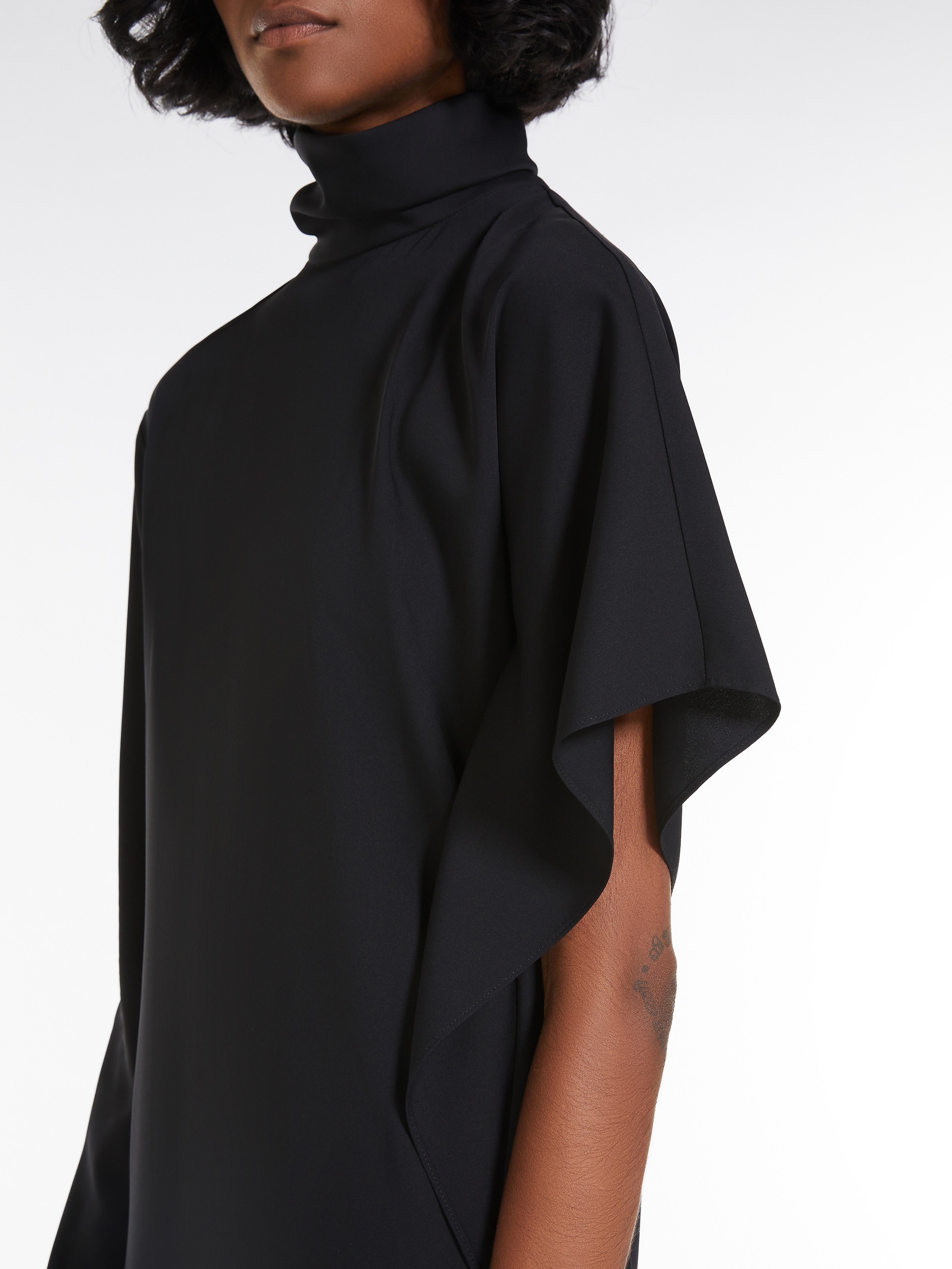 reason様 Sportmax CIRCOLO Asymmetrical stretch georgette dress