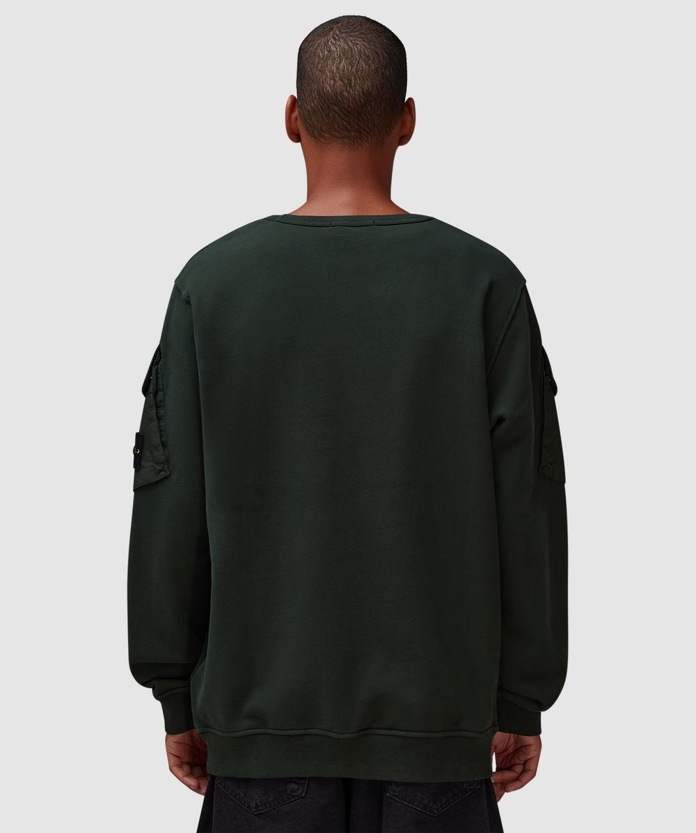 Garment dyed pocket sweater - 3