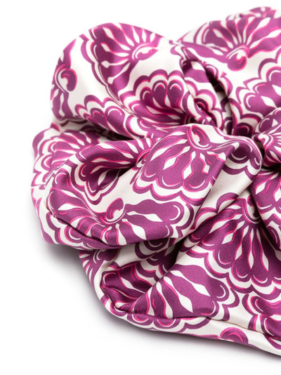 La DoubleJ Giga floral-print scrunchie outlook