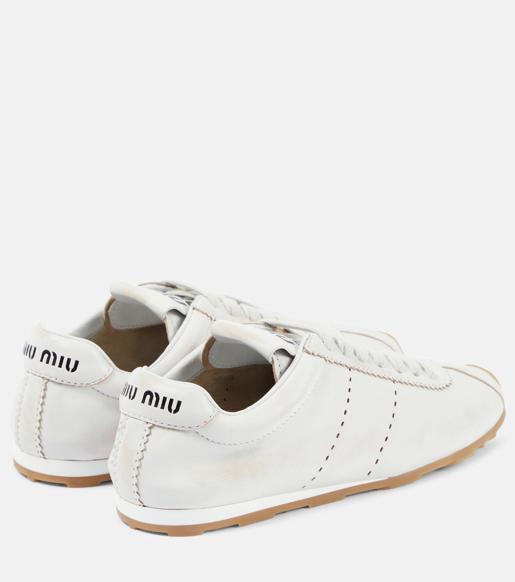 Leather sneakers - 3
