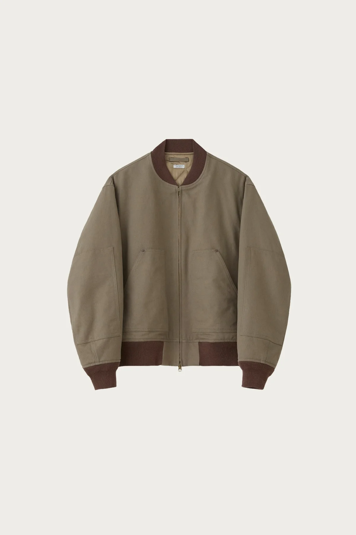 Duck Cloth Workaday Blouson - Taupe Beige - 1
