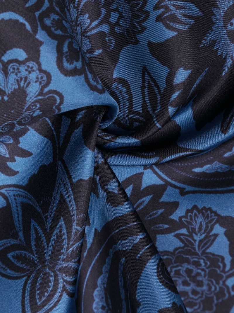 paisley-print silk scarf - 3