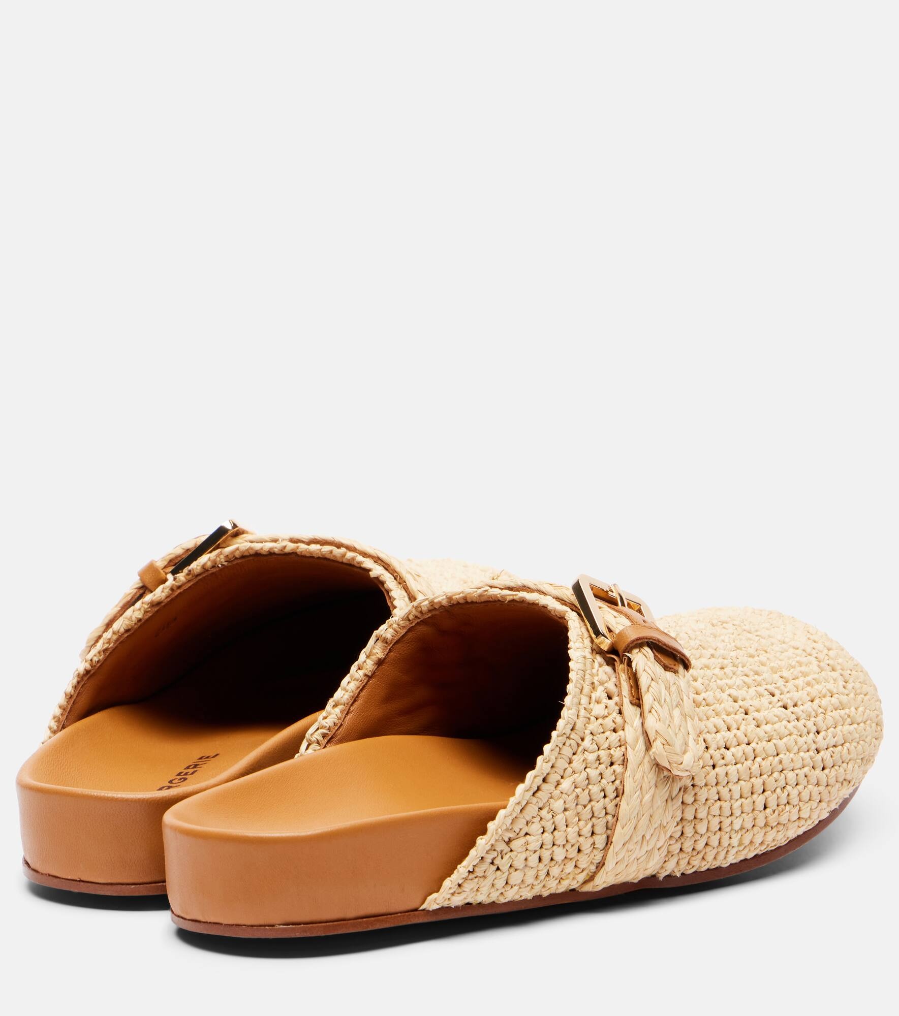 Quinta raffia mules - 2