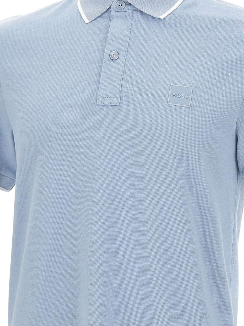 slim-fit polo shirt in stretch-cotton piqué 4