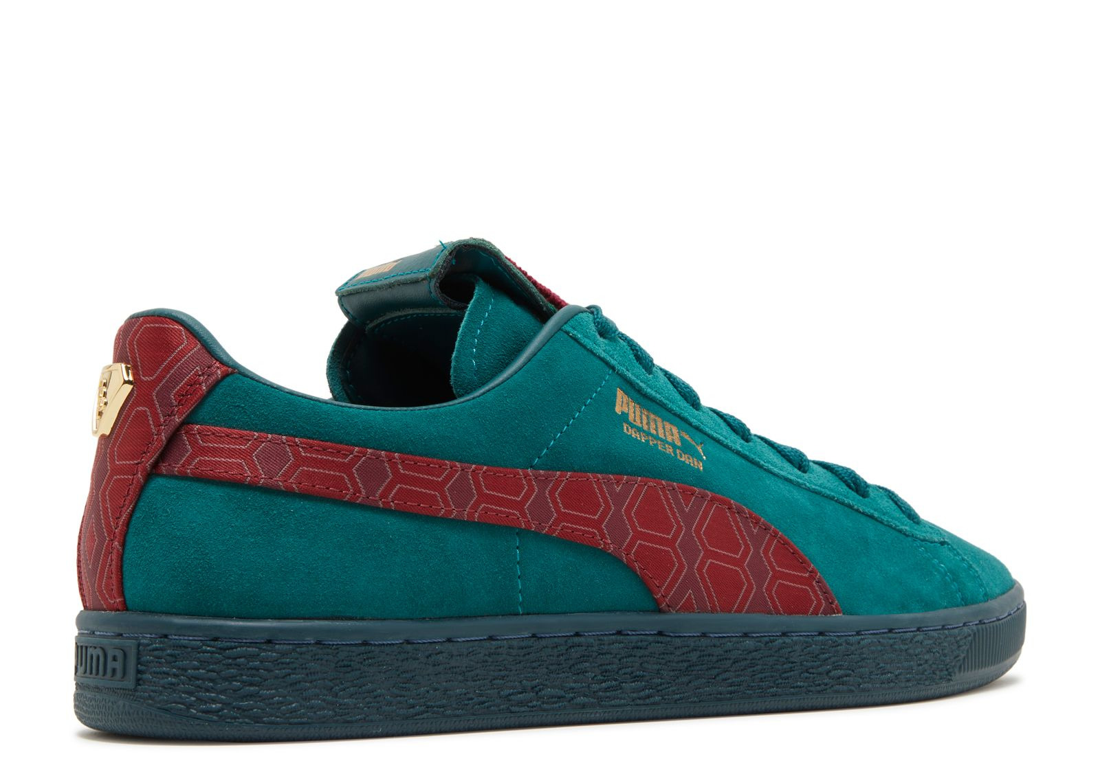 DAPPER DAN X SUEDE 'JACQUARD PRINT - VARSITY GREEN' - 3