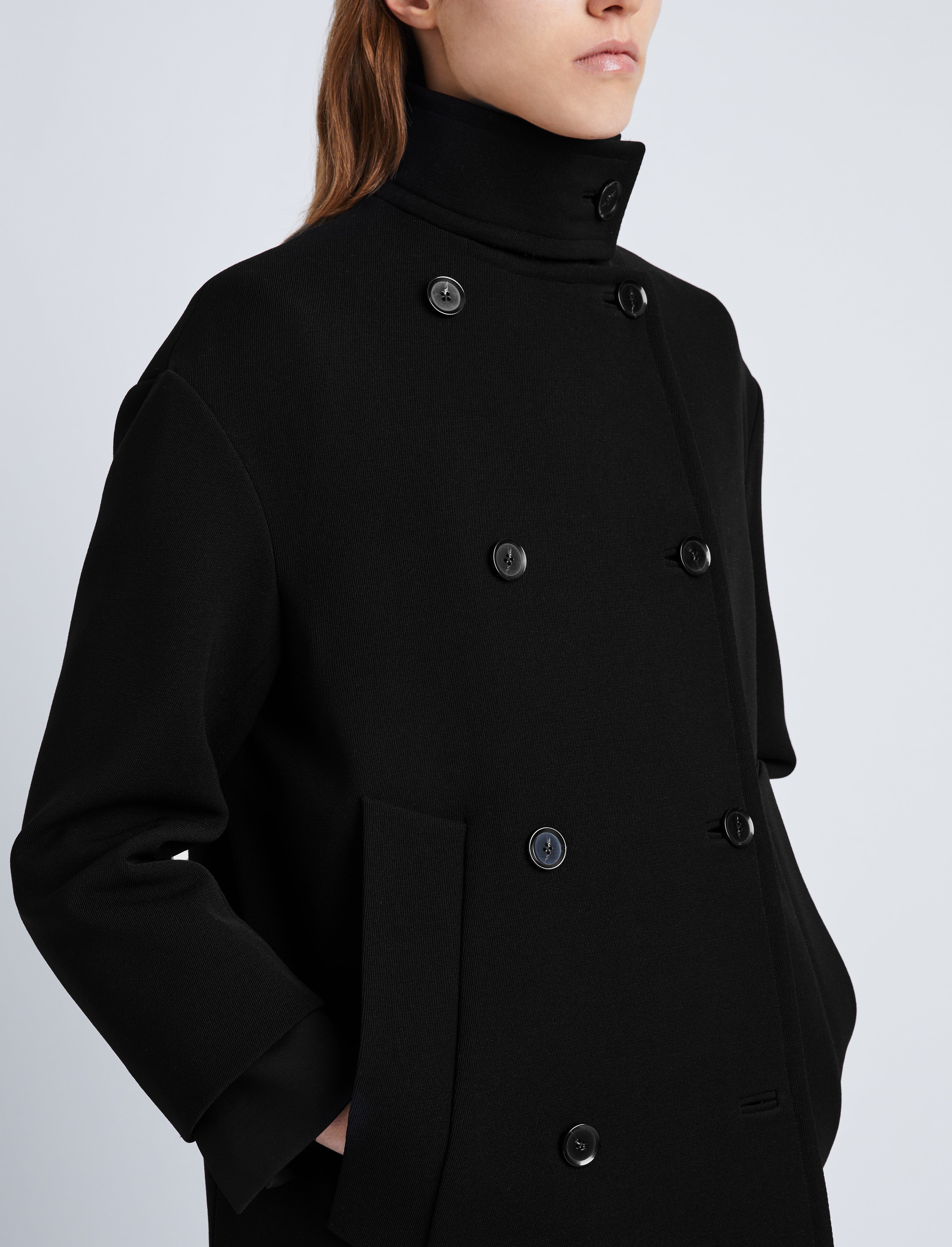 Technical Gabardine Peacoat - 6